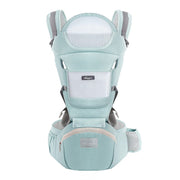 Green cotton four seasons baby carrier