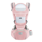 Pink cotton four seasons baby carrier