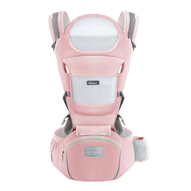 Pink cotton four seasons baby carrier