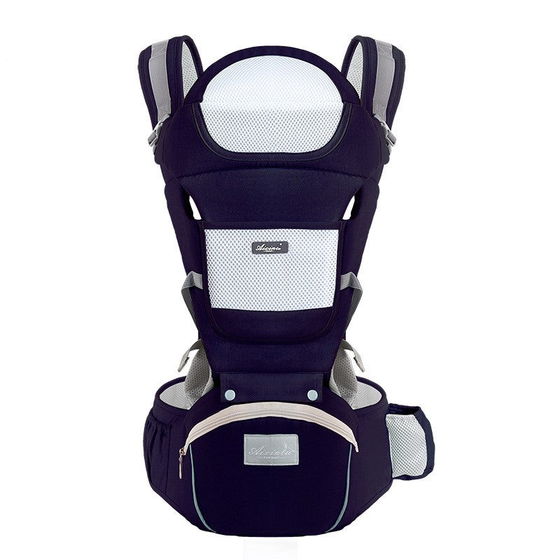 Blue cotton four seasons baby carrier